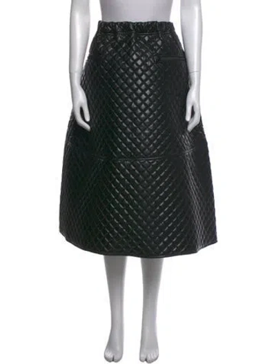 Pre-owned Melitta Baumeister Knee-length Skirt In Black