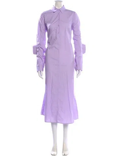 Pre-owned Melitta Baumeister Long Dress In Purple