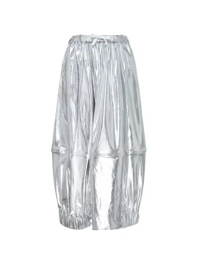 Melitta Baumeister Metallic-effect Gathered Midi Skirt In Multi