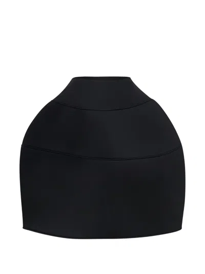 Melitta Baumeister Sculptural Paneled Midi Skirt In Pattern