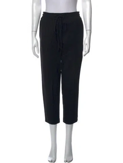 Pre-owned Melitta Baumeister Straight Leg Pants In Black