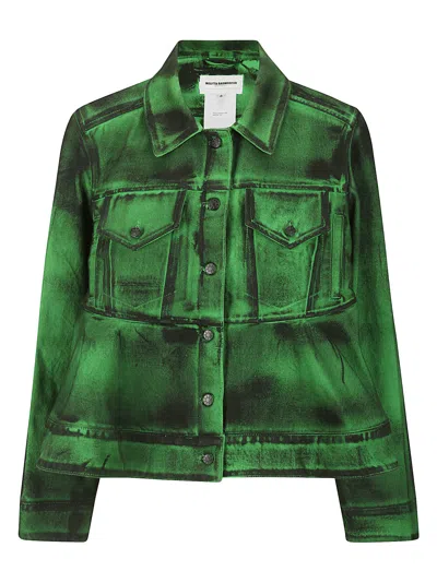 Melitta Baumeister Utility Shirt Jacket In Green