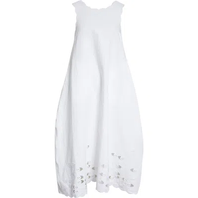 Melitta Baumeister Watching Cotton Double Weave Dress In Multi