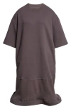 Melitta Baumeister Wavy Hem T-shirt Dress In Brown