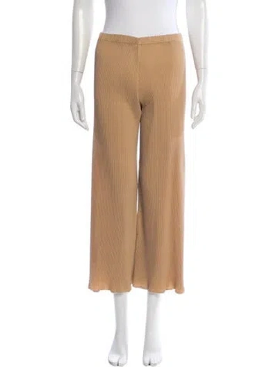 Pre-owned Melitta Baumeister Wide Leg Pants In Brown