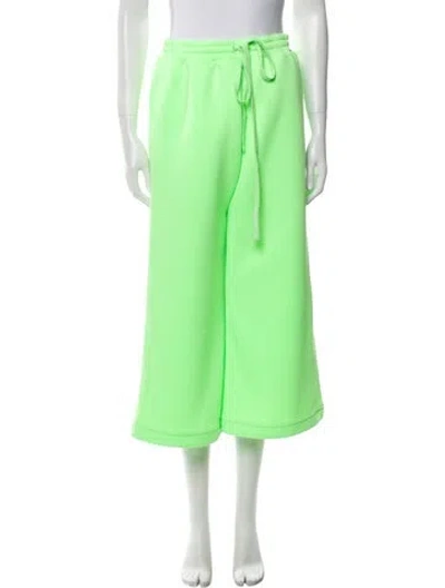 Pre-owned Melitta Baumeister Wide Leg Pants In Green