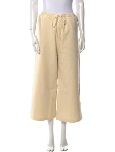 Pre-owned Melitta Baumeister Wide Leg Pants In Neutral