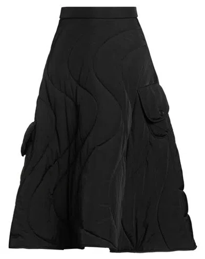 Melitta Baumeister Woman Midi Skirt Black Size 6 Nylon