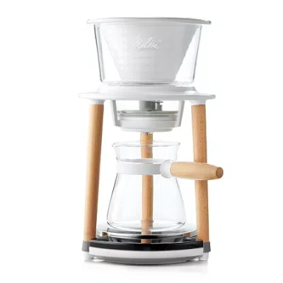 Melitta Smart Pour-over 2-cup Pour Over Coffee Maker In White