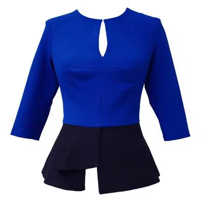 Mellaris Women's Blue / Black Julia Cobalt Blue Top