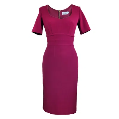Mellaris Women's Pink / Purple / Red Paris Burgundy Dress