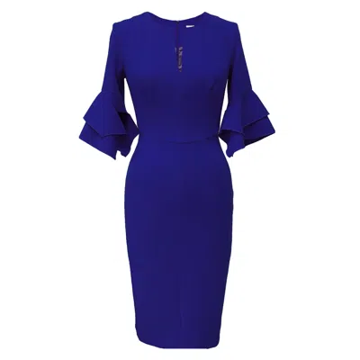 Mellaris Women's Susan Cobalt Blue Dress