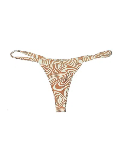 Pre-owned Mello The Label Swimsuit Bottoms In Brown