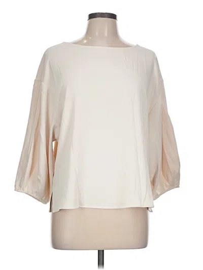 Pre-owned Melloday 3/4 Sleeve Blouse In Ivory