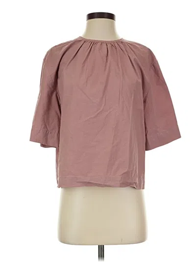 Pre-owned Melloday 3/4 Sleeve Blouse In Pink