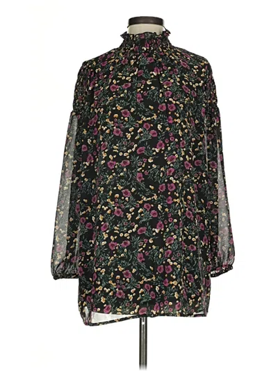 Pre-owned Melloday 3/4 Sleeve T-shirt In Black