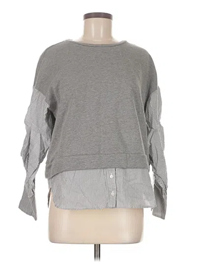 Pre-owned Melloday 3/4 Sleeve T-shirt In Gray