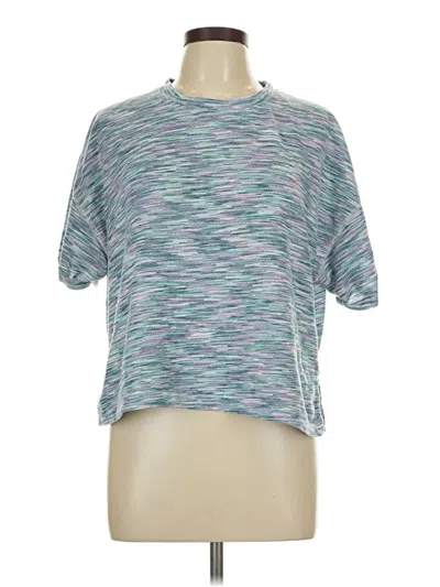 Pre-owned Melloday Active T-shirt In Blue