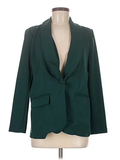 Pre-owned Melloday Blazer Jacket In Green