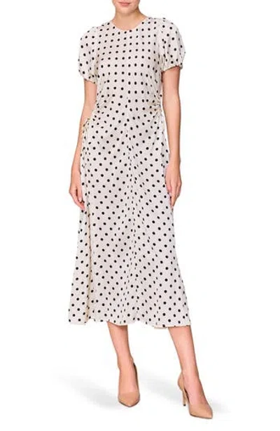 Melloday Bubble Sleeve Midi Dress