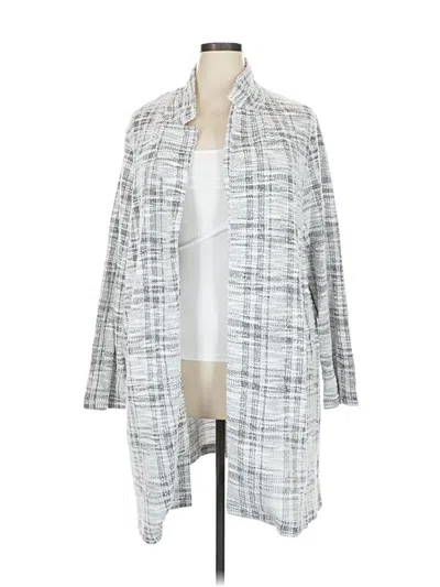 Pre-owned Melloday Cardigan Sweater In Gray