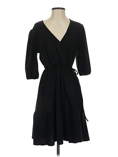 Pre-owned Melloday Casual Dress In Black