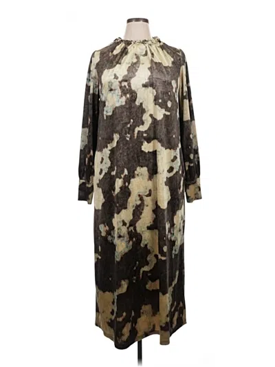 Pre-owned Melloday Casual Dress In Brown