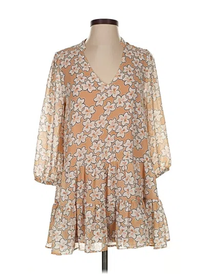 Pre-owned Melloday Casual Dress In Brown