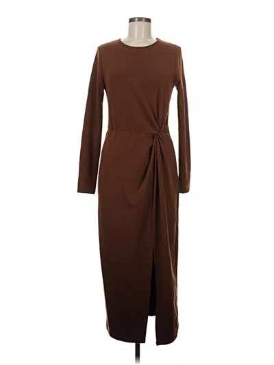 Pre-owned Melloday Casual Dress In Brown