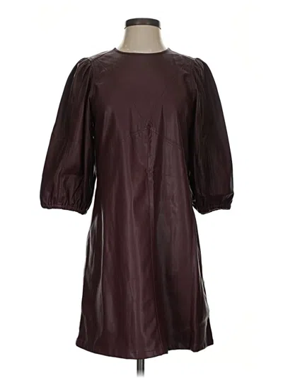Pre-owned Melloday Casual Dress In Brown