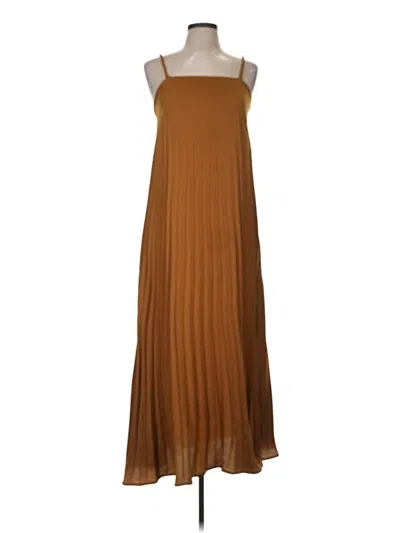 Pre-owned Melloday Casual Dress In Brown
