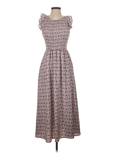 Pre-owned Melloday Casual Dress In Brown