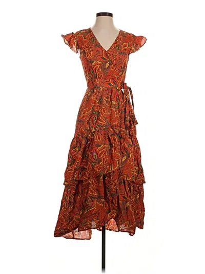 Pre-owned Melloday Casual Dress In Brown