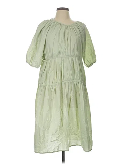 Pre-owned Melloday Casual Dress In Green