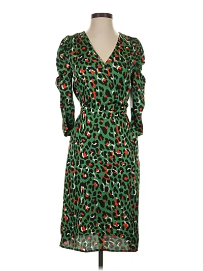 Pre-owned Melloday Casual Dress In Green