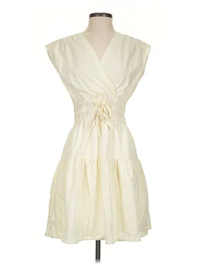 Pre-owned Melloday Casual Dress In Ivory