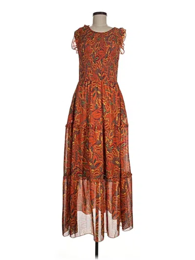 Pre-owned Melloday Casual Dress In Orange