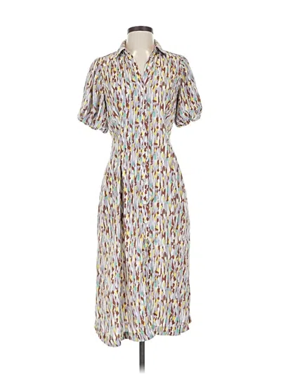 Pre-owned Melloday Casual Dress In White