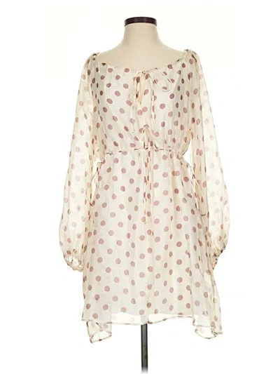 Pre-owned Melloday Casual Dress In White