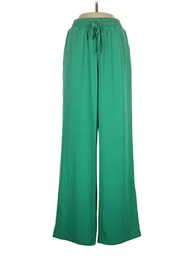 Pre-owned Melloday Casual Pants In Green