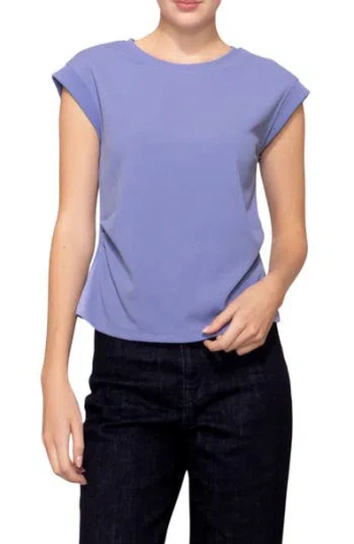 Melloday Cinched Techno Top In Purple
