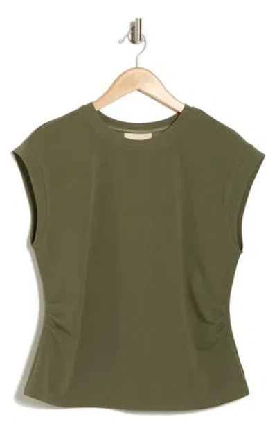 Melloday Cinched Techno Top In Sage