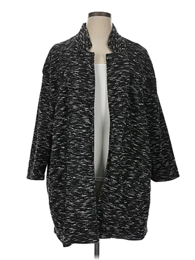 Pre-owned Melloday Coat In Black