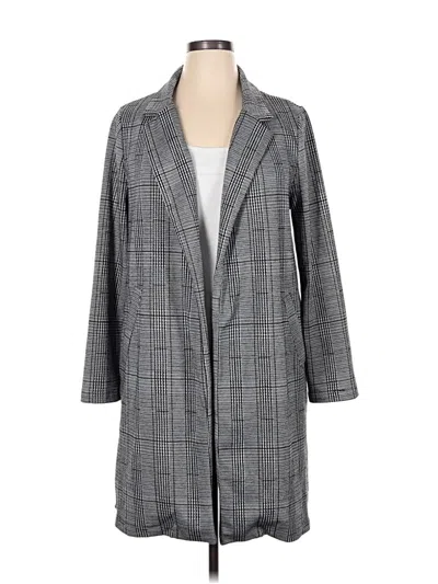 Pre-owned Melloday Coat In Black