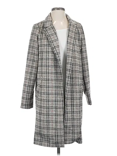 Pre-owned Melloday Coat In Gray