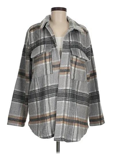 Pre-owned Melloday Coat In Gray