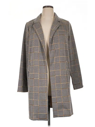 Pre-owned Melloday Coat In Gray