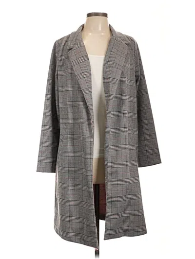 Pre-owned Melloday Coat In Gray