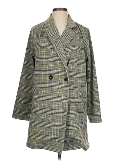 Pre-owned Melloday Coat In Gray