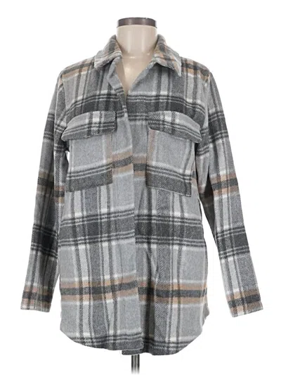 Pre-owned Melloday Coat In Gray